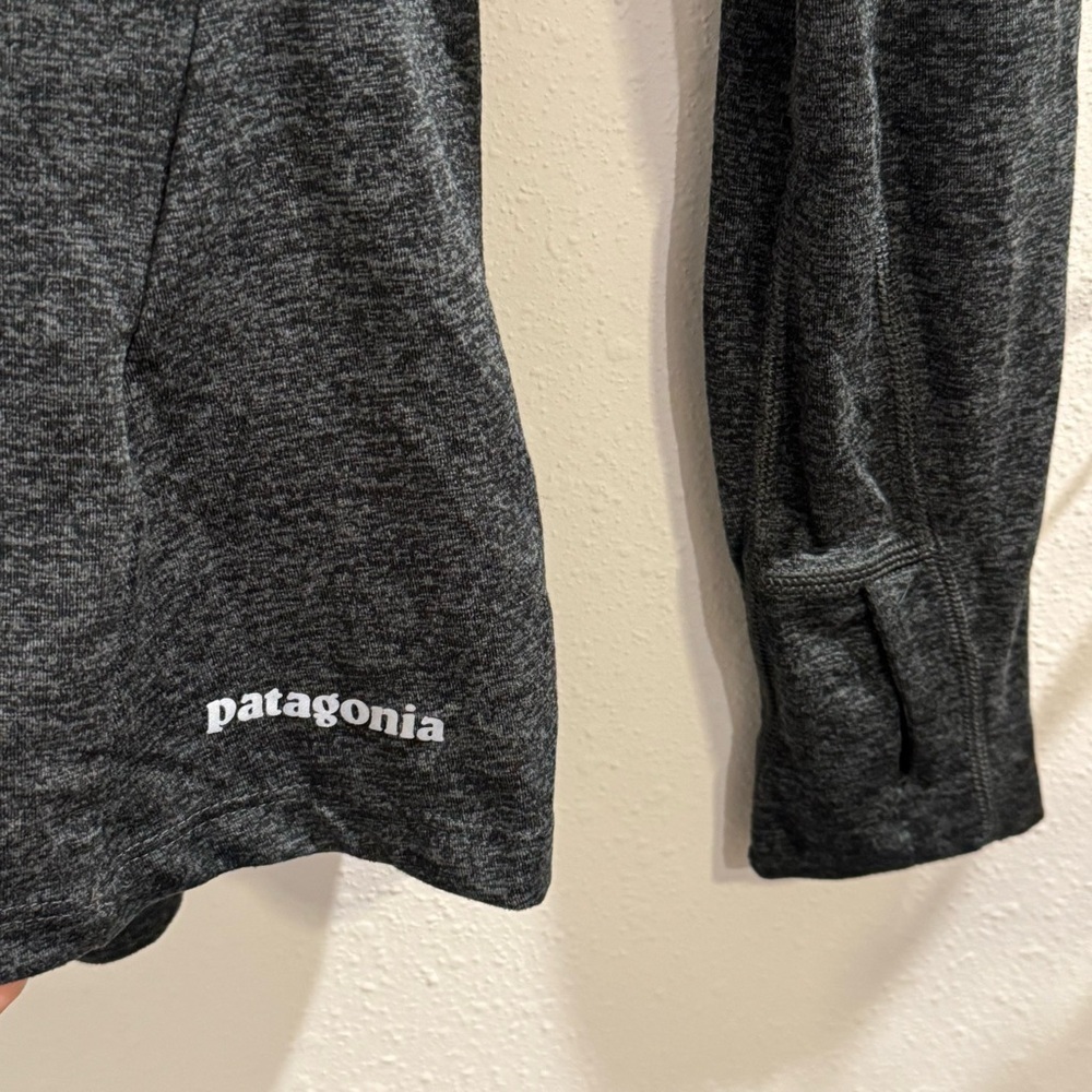 Patagonia Women’s Small Gray Seabrook Zip Neck Top Layer Outdoor Hiking Gorpcore - Picture 5 of 7